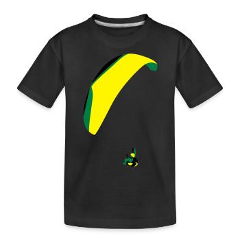 Paraglider Acro - T-shirt bio Premium Enfant - noir - Devant
