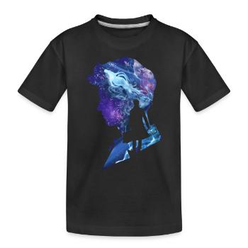 Les Animaux Fantastiques Dragonneau Profil - T-shirt bio Premium Enfant - noir - Devant