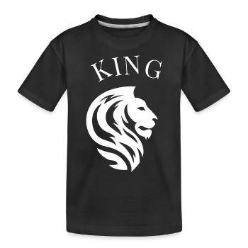Le Roi Lion le Roi Lion - T-shirt bio Premium Enfant - noir - Devant