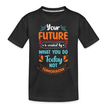 Boss Career Office Humor - Kids' Premium Organic T-Shirt - black - Front
