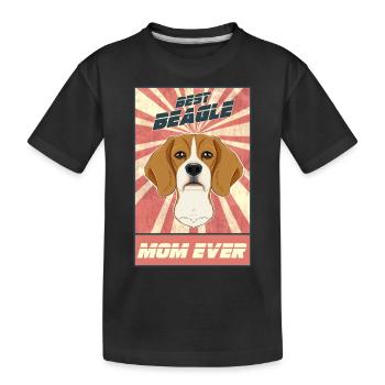 Meilleure maman Beagle Ever I Beagle Lover - T-shirt bio Premium Enfant - noir - Devant