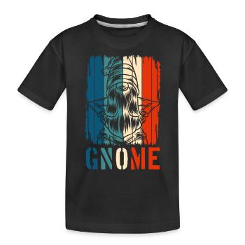 Jardinier nain nain - T-shirt bio Premium Enfant - noir - Devant