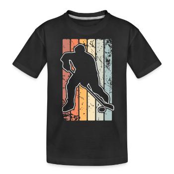 Eishockey Hockey sur glace - T-shirt bio Premium Enfant - noir - Devant