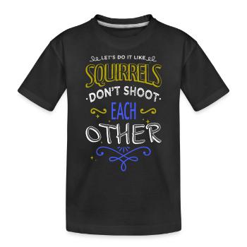Désarmement anti-guerre Symbole de paix Oiseau - T-shirt bio Premium Enfant - noir - Devant