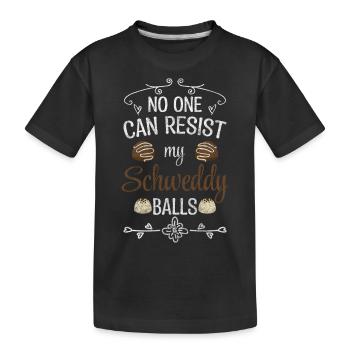 Tartelettes aux biscuits au gâteau dessert - T-shirt bio Premium Enfant - noir - Devant