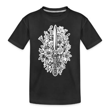 Knife Cutler Knife Lover - Kids' Premium Organic T-Shirt - black - Front