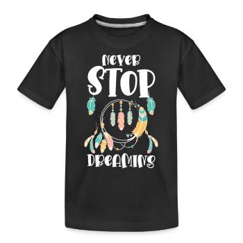 Rêve Rêveur Rêve spirituel - T-shirt bio Premium Enfant - noir - Devant