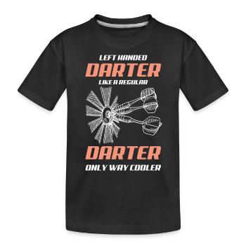 Dard fléchette - T-shirt bio Premium Enfant - noir - Devant