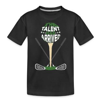 Das Talent ist da - Kinder Premium Bio T-Shirt - Schwarz - Vorne