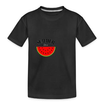 Heure d'été - T-shirt bio Premium Enfant - noir - Devant