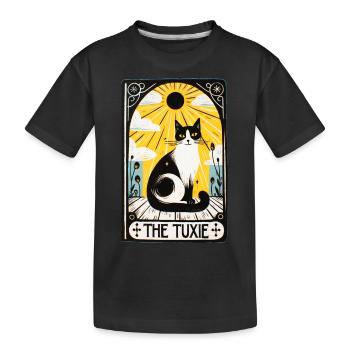 Tarot de lutin - T-shirt bio Premium Enfant - noir - Devant