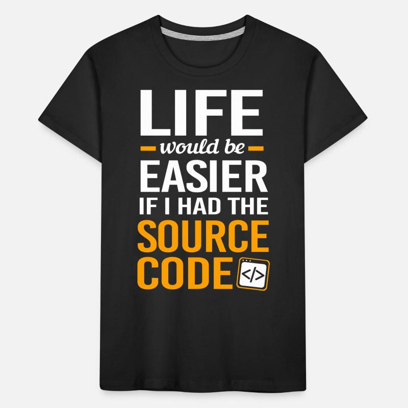 Cybersecurity Cyber Programmierer Hacker Kinder Premium Bio T-Shirt