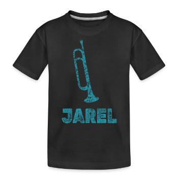 Brass band Jarel - Kids' Premium Organic T-Shirt - black - Front