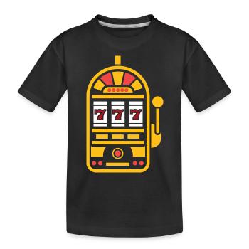 Kasino - Kinder Premium Bio T-Shirt - Schwarz - Vorne
