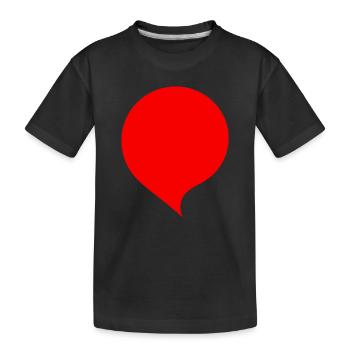 Sprechblase Comic selbst gestalten personalisieren - Kinder Premium Bio T-Shirt - Schwarz - Vorne