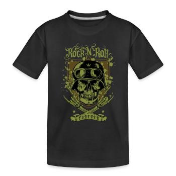 Rock 'n' Roll pour toujours - T-shirt bio Premium Enfant - noir - Devant
