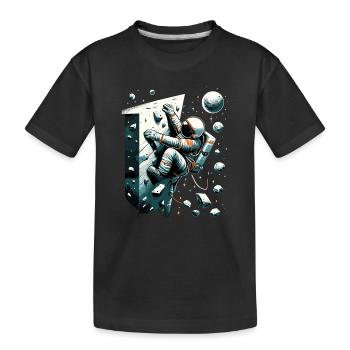 Astronaute de bloc Astronaute Astronaute Cadeau - T-shirt bio Premium Enfant - noir - Devant