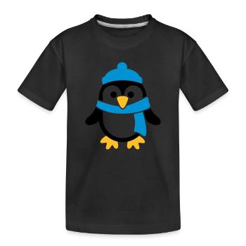 Manchot - T-shirt bio Premium Enfant - noir - Devant