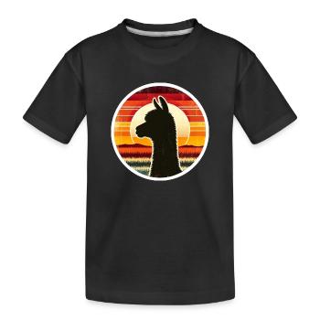 Alpaga - T-shirt bio Premium Enfant - noir - Devant