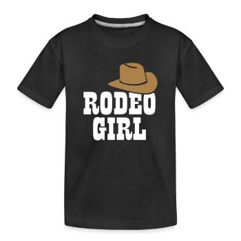 Rodeo Girl - T-shirt bio Premium Enfant - noir - Devant