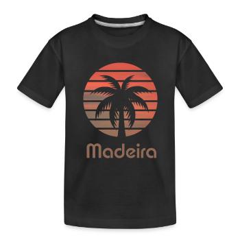Portugal Madeira - Kinder Premium Bio T-Shirt - Schwarz - Vorne