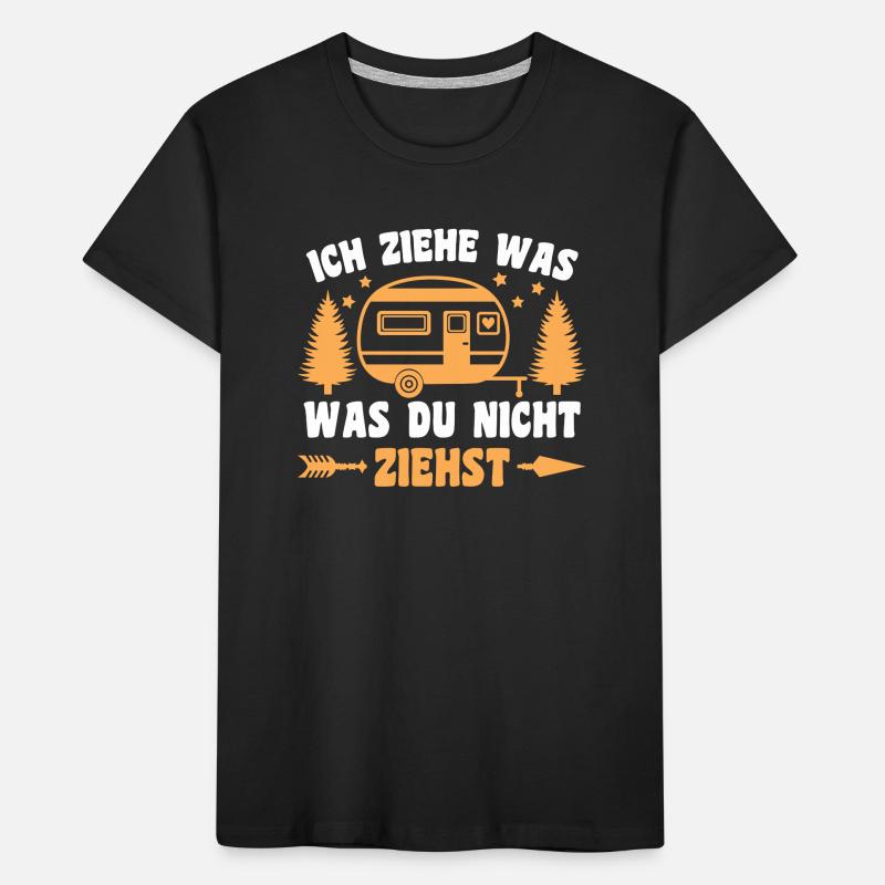 I pull what you don't pull Caravan Camper Kids' Premium Organic T-Shirt