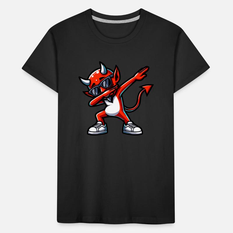 Dabbing Devil Kinder Premium Bio T-Shirt