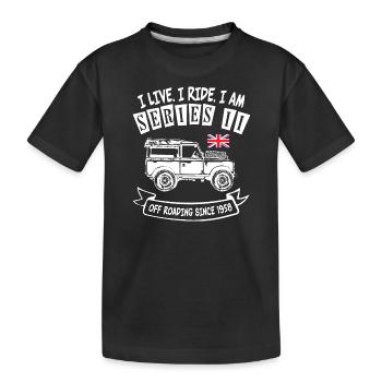 Landy Series 2 Life - Kinder Premium Bio T-Shirt - Schwarz - Vorne