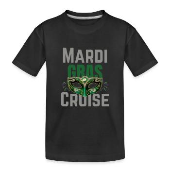 Mardi Gras Cruise 2024 Passende Familienfeier - Kinder Premium Bio T-Shirt - Schwarz - Vorne
