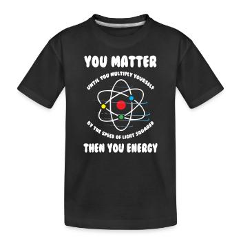 You Matter Science - Kinder Premium Bio T-Shirt - Schwarz - Vorne