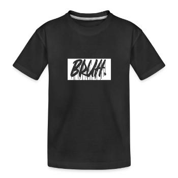 Bruh Meme Drôle Dire Frère Saluer Les Adolescents - T-shirt bio Premium Enfant - noir - Devant