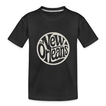 New Orleans - Kids' Premium Organic T-Shirt - black - Front