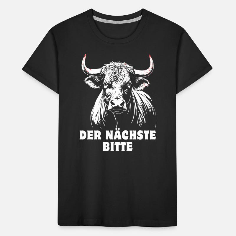 Stier - Der Nächste bitte - stolz, selbstbewusst Kinder Premium Bio T-Shirt