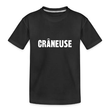 crâneuse - T-shirt bio Premium Enfant - noir - Devant