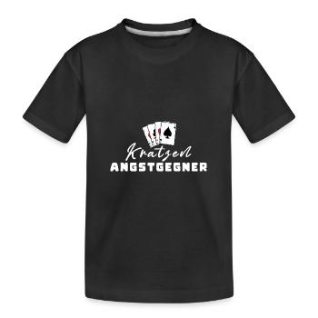 Scratching Fear Opponents - Kids' Premium Organic T-Shirt - black - Front