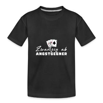 Twenty from Fear Opponent - Kids' Premium Organic T-Shirt - black - Front