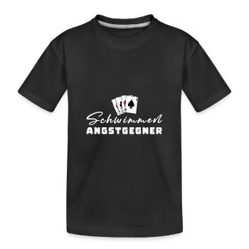 Swimming Fear Opponents - Kids' Premium Organic T-Shirt - black - Front
