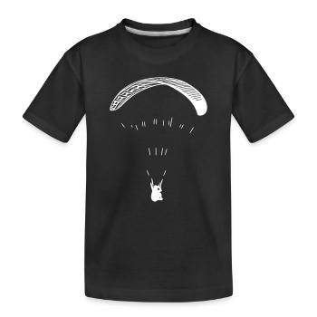 Paraglider - T-shirt bio Premium Enfant - noir - Devant