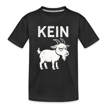Lustiger Spruch Witzig Kein Bock Geschenkidee - Kinder Premium Bio T-Shirt - Schwarz - Vorne