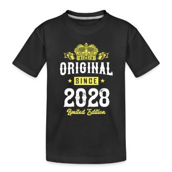 2028 limited edition - Kinder Premium Bio T-Shirt - Schwarz - Vorne