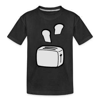 toast - T-shirt bio Premium Enfant - noir - Devant