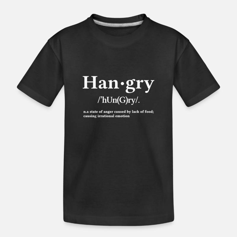 Hangry - T-shirt bio Premium Enfant - noir