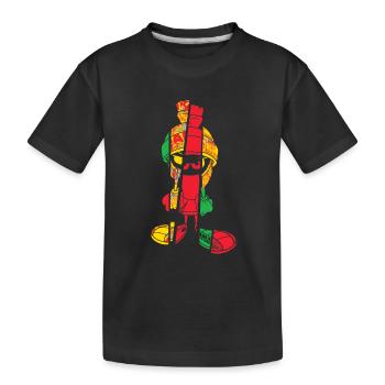 Looney Tunes Marvin Pop Art - Kinder Premium Bio T-Shirt - Schwarz - Vorne