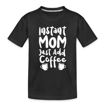 Maman cool | Cadeaux pour les mères | Dictons de maman - T-shirt bio Premium Enfant - noir - Devant