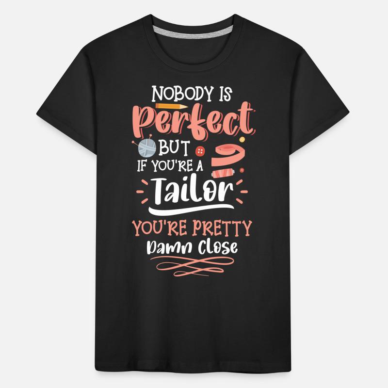 Sewing Thread Closer Bespoke Tailor Kids' Premium Organic T-Shirt
