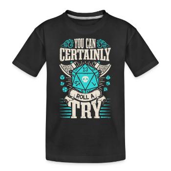 You can certainly try - RPG - Kids' Premium Organic T-Shirt - black - Front