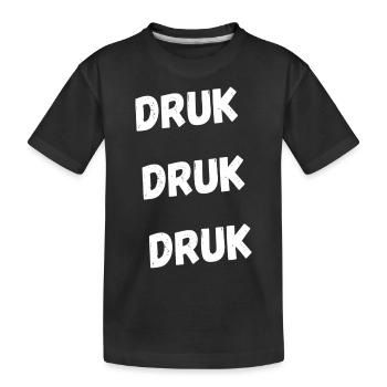 Druckdruck, Dialekt-T-Shirts - Kinder Premium Bio T-Shirt - Schwarz - Vorne