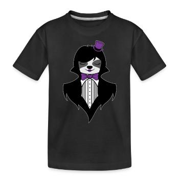 GOTHIC SLOTH GOTH SLOTH GOTHIC AESTHETICS - Kids' Premium Organic T-Shirt - black - Front