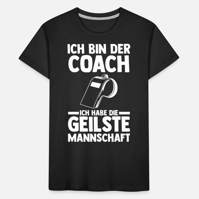Mannschaft Trainer Und Coach Kinder Premium Bio T-Shirt