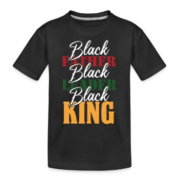 Black History Month Black History - Kinder Premium Bio T-Shirt - Schwarz - Vorne
